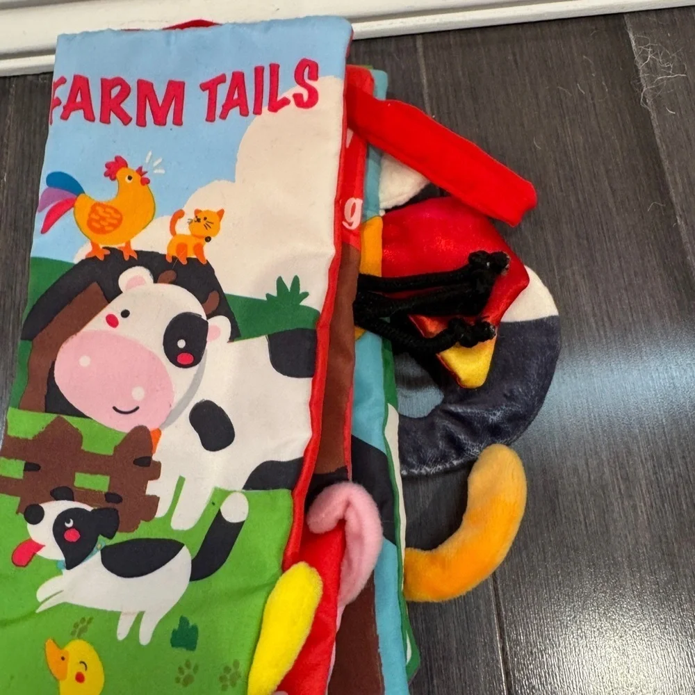 Farm Tails Colorful Farm Animal Soft Book for Babies/Kids